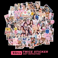 93pcs kpop twice new album the feels stickers diy waterproof sticker pack