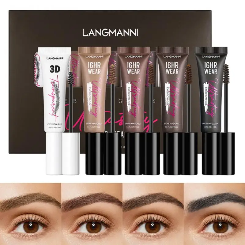

Lift Sculpt Brow Tint Beauty Cosmetics Tool Quick-drying Waterproof Eye Brow Gel Eye Cosmetics Eyebrow Dye Cream 4 Color 18ml
