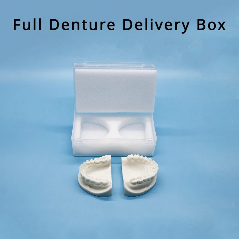 2 шт. контейнер для хранения искусственных зубов