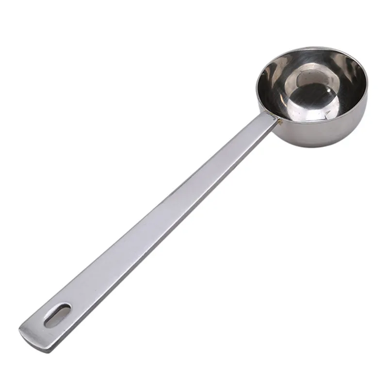 

Metal Coffee Scoop Thicken Stainless Steel Smooth Tablespoon Measuring Spoon Coffee Scoop Tablespoon Long Handled Spoon