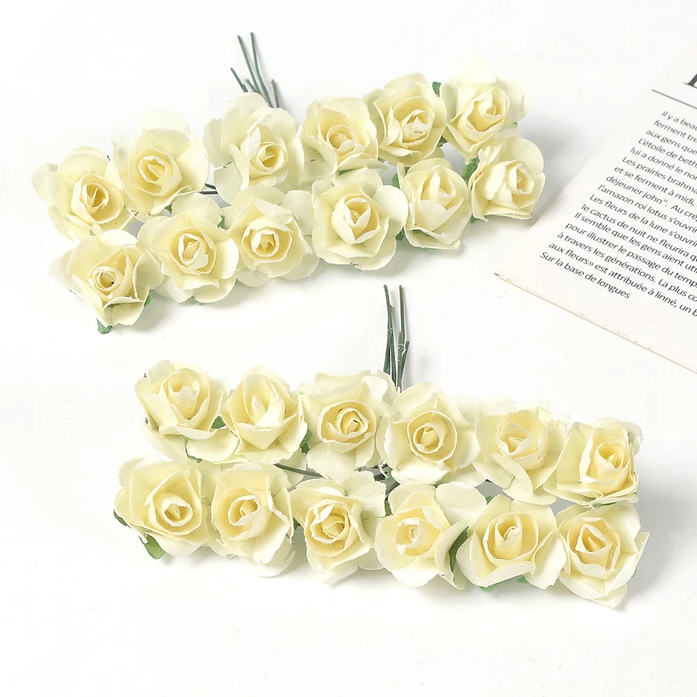 Искусственные розы из бумаги, 120 штук