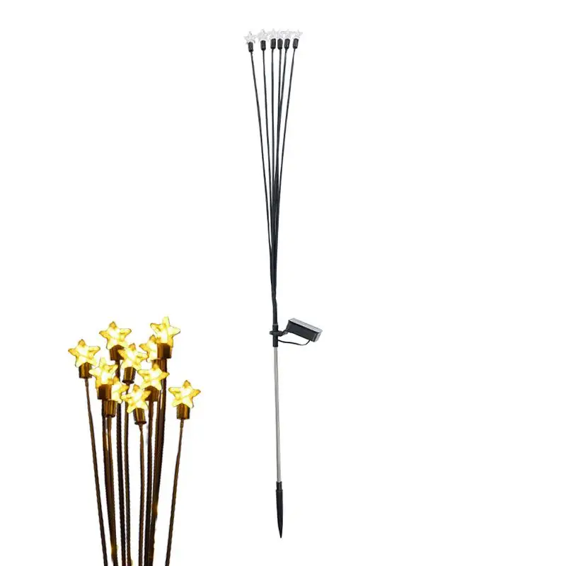 

Садовые декоративные солнечные лампы, мягкие гибкие светильники для улицы, создают романтическую атмосферу