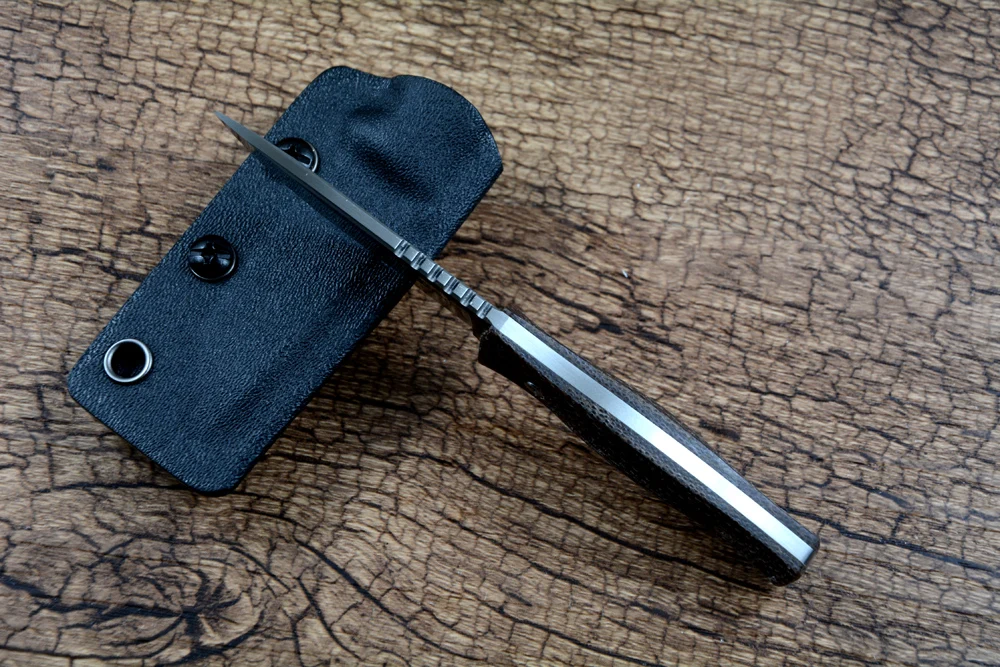 TWOSUN Мини Фиксированный Нож M390 Лезвие Кайдекс Оболочка Открытый Кемпинг Охота EDC