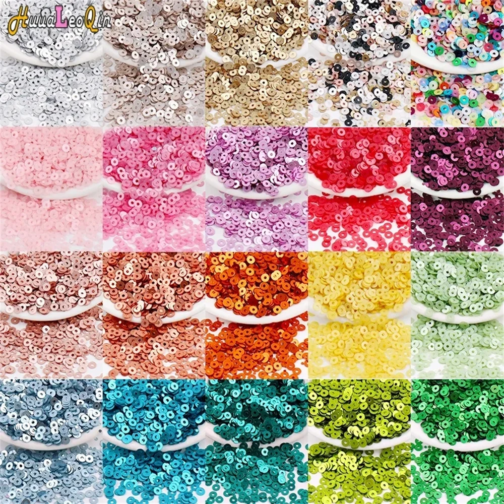Блестки для ногтей, 10 г, 2 мм, 3 мм, 4 мм, ПВХ | AliExpress