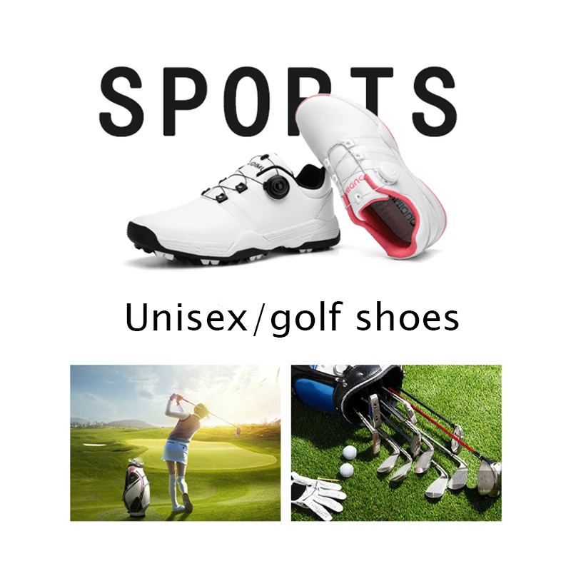 2022 New Men Golf Shoes Autumn Top Quality Stable Support Genuine Leather Fashion Lightweigh Soft Unisex Sport Shoe Size 36-46