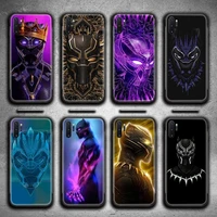 marvel hero black panther phone case for samsung galaxy note20 ultra 7 8 9 10 plus lite m51 m21 m31s j8 2018 prime
