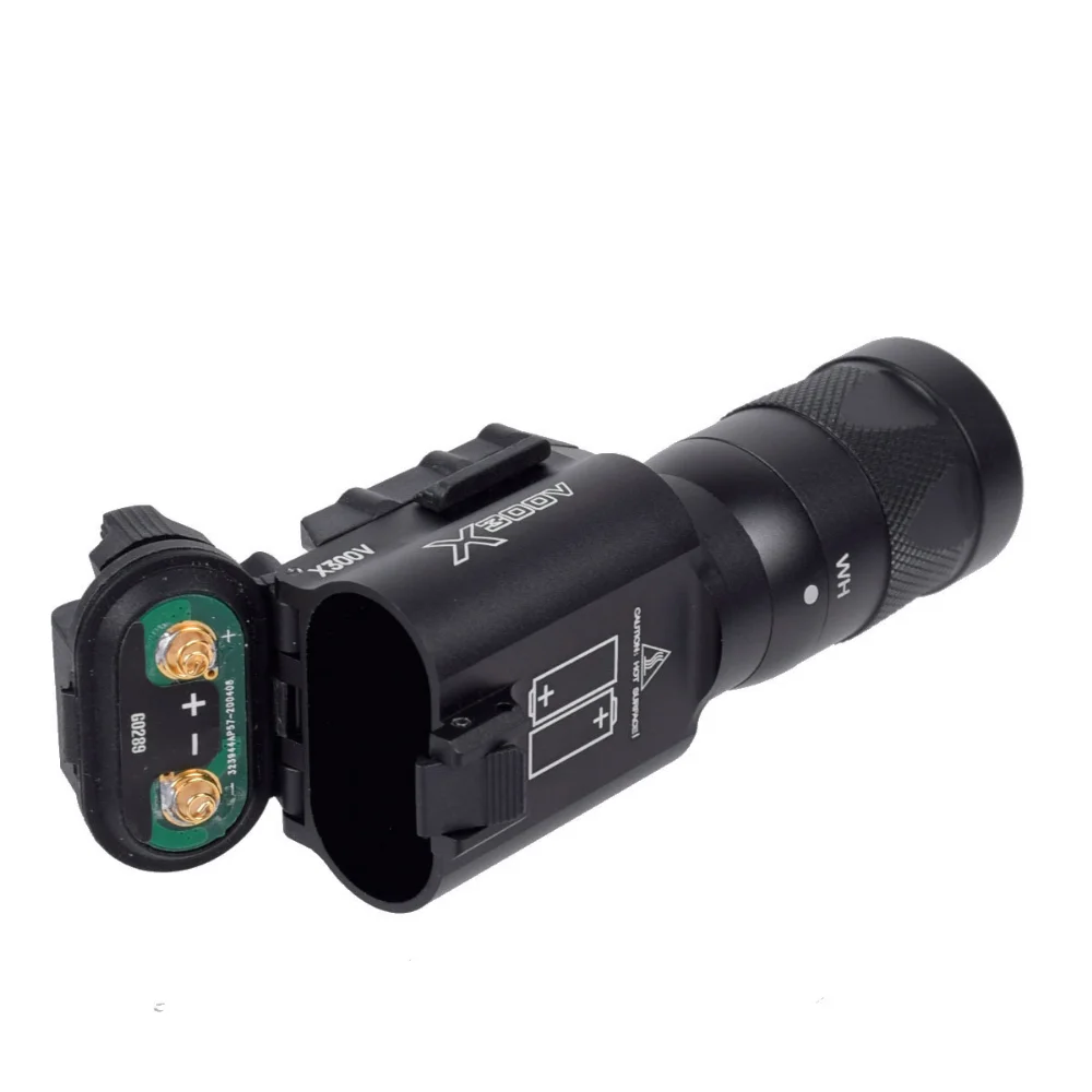 Фото Тактический светодиодный фонарь X300V X300V-IR для крепления под оружие, с функцией стробоскопа, яркий свет, для охоты, стрельбы, EDC, портативный, для экстренных ситуаций, ночного использования №5