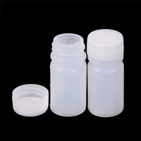 10x 10ml plastic reagent bottles medicine sample vials liquid holder useful tool