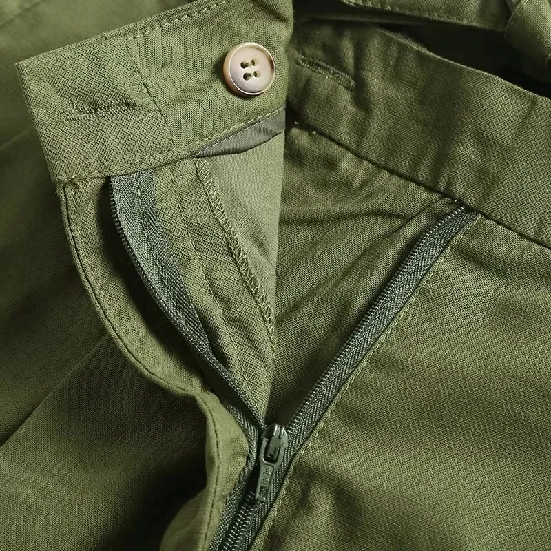 Elmsk 2023 Fashion Simple Cotton Shorts Pleated Casual Linen Sashes Bermuda Loose Shorts Women