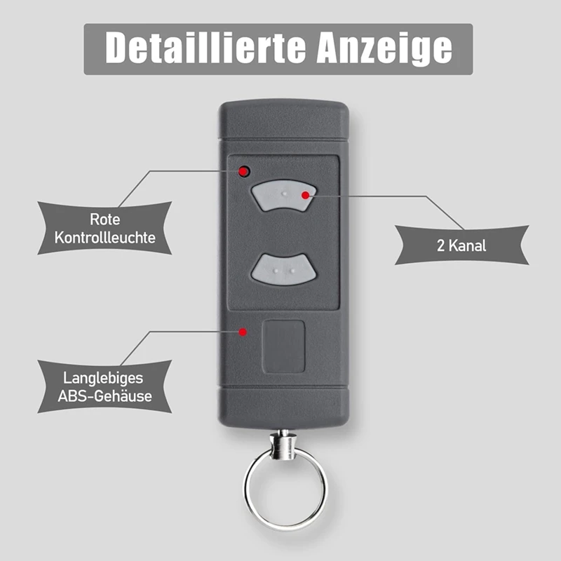 2 шт./упаковка ручной передатчик для гаражных дверей Hormann HS4-40 40 685 МГц совместим с