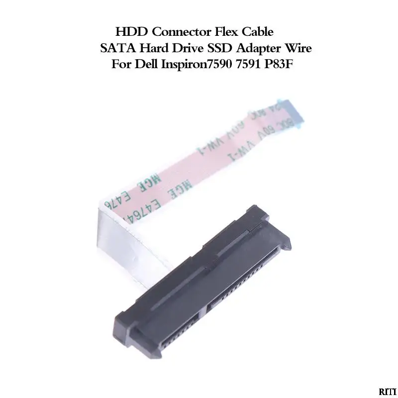 

1Pc HDD Cable For Dell Inspiron7590 7591 P83F SATA Hard Drive SSD Adapter Wire