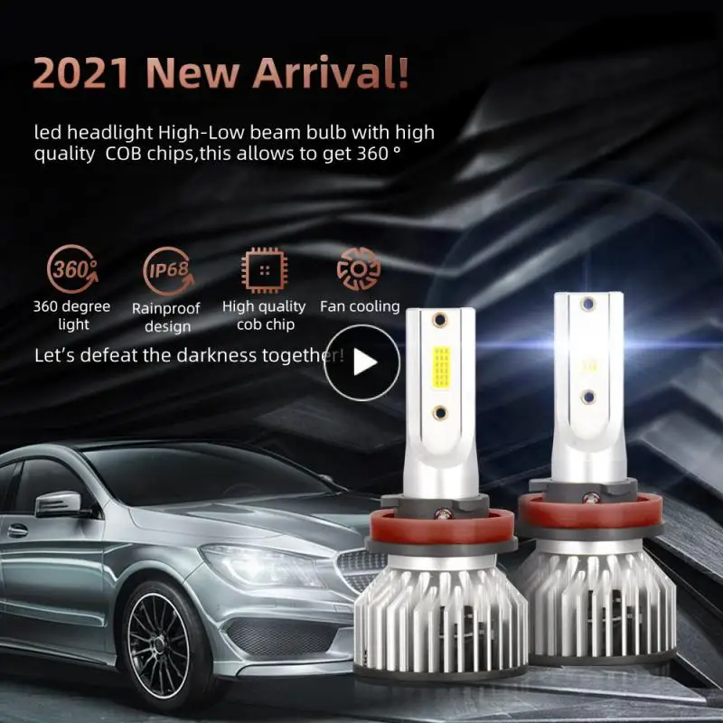 

Led Auto Fog Light Heat Dissipation Hassle-free Installation Car Led Headlamp Ip68 Waterproof Perfect Match Car Accessories Ip68