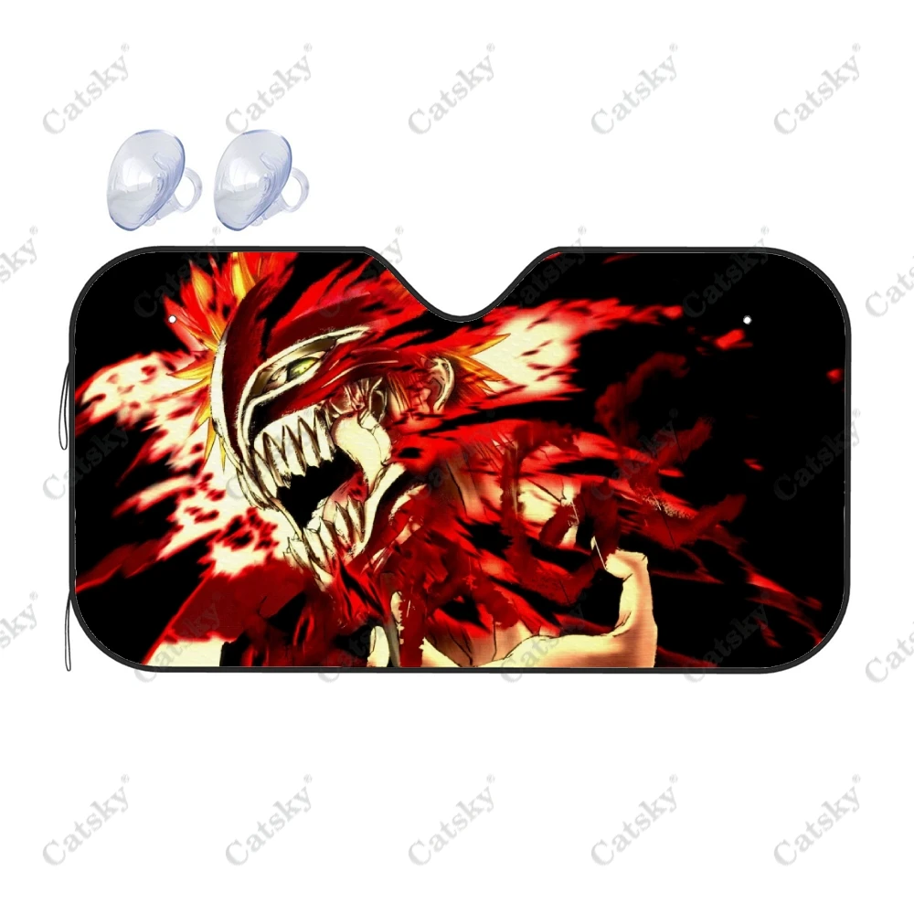 

Автомобильный солнцезащитный козырек с аниме отбеливателем Ichigo, складной солнцезащитный козырек с УФ-защитой, подарок, подходит для большинства автомобильных солнцезащитных оттенков