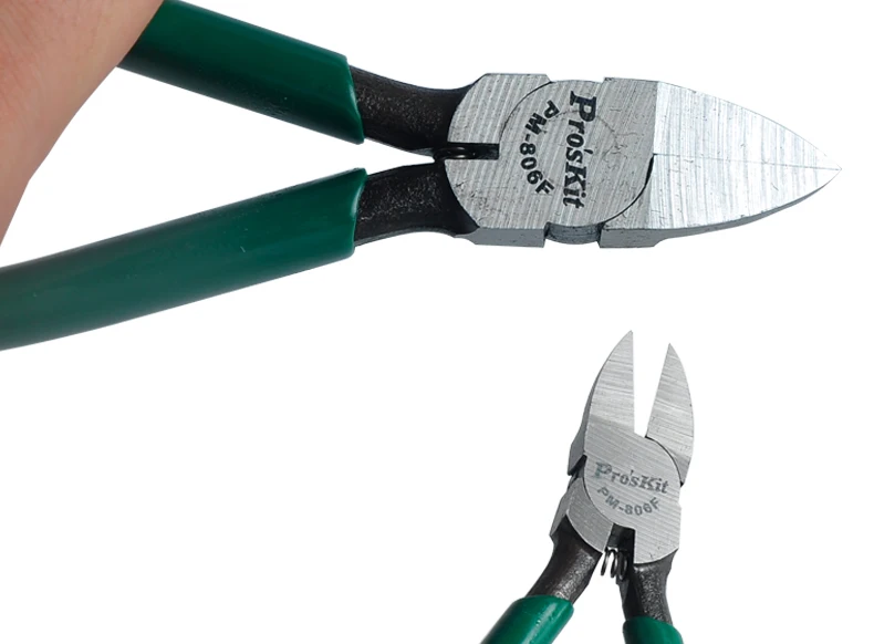 Original Pro'sKit PM-806F thin knife oblique pliers water pliers diagonal stripping wire cutters tool