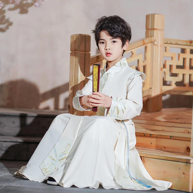 

2022 New Children's Han Clothes, Boys' Ancient Clothes, Summer Thin Ancient Style Xia Customer Service, Young Master's Tang