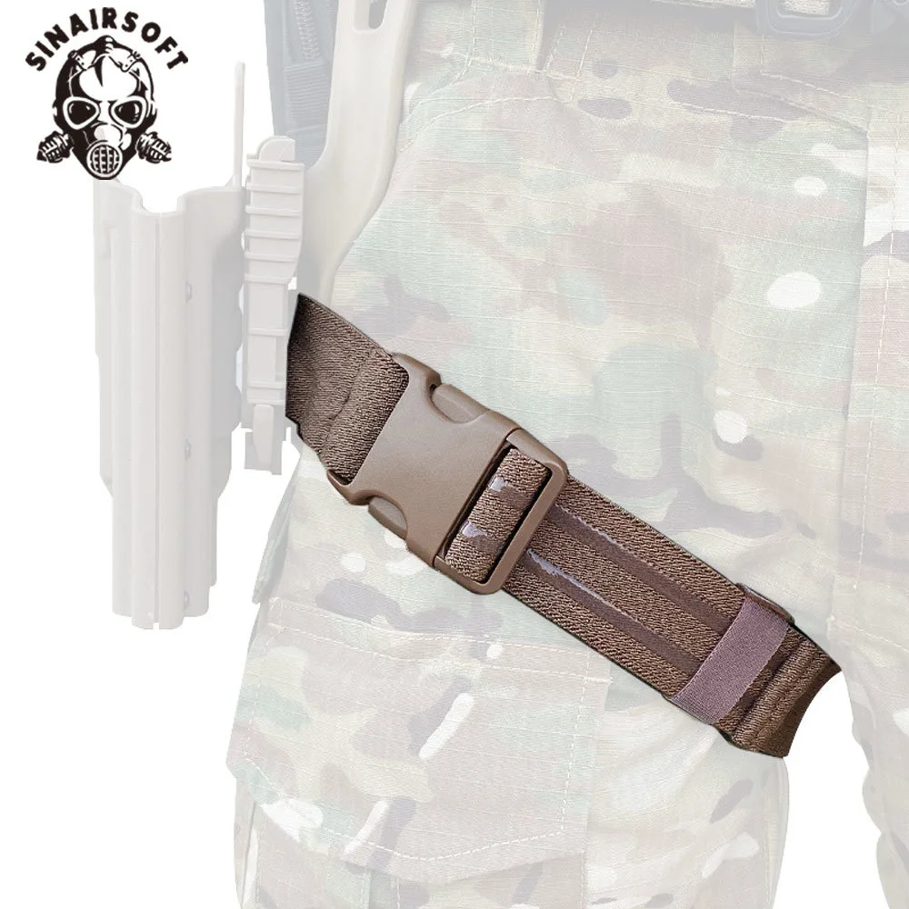 

Tactical Thigh Drop Leg Holster Non-Slip Neoprene Nylon Replacement Strap For Safariland QLS 19 22 G17 M9 Accessories