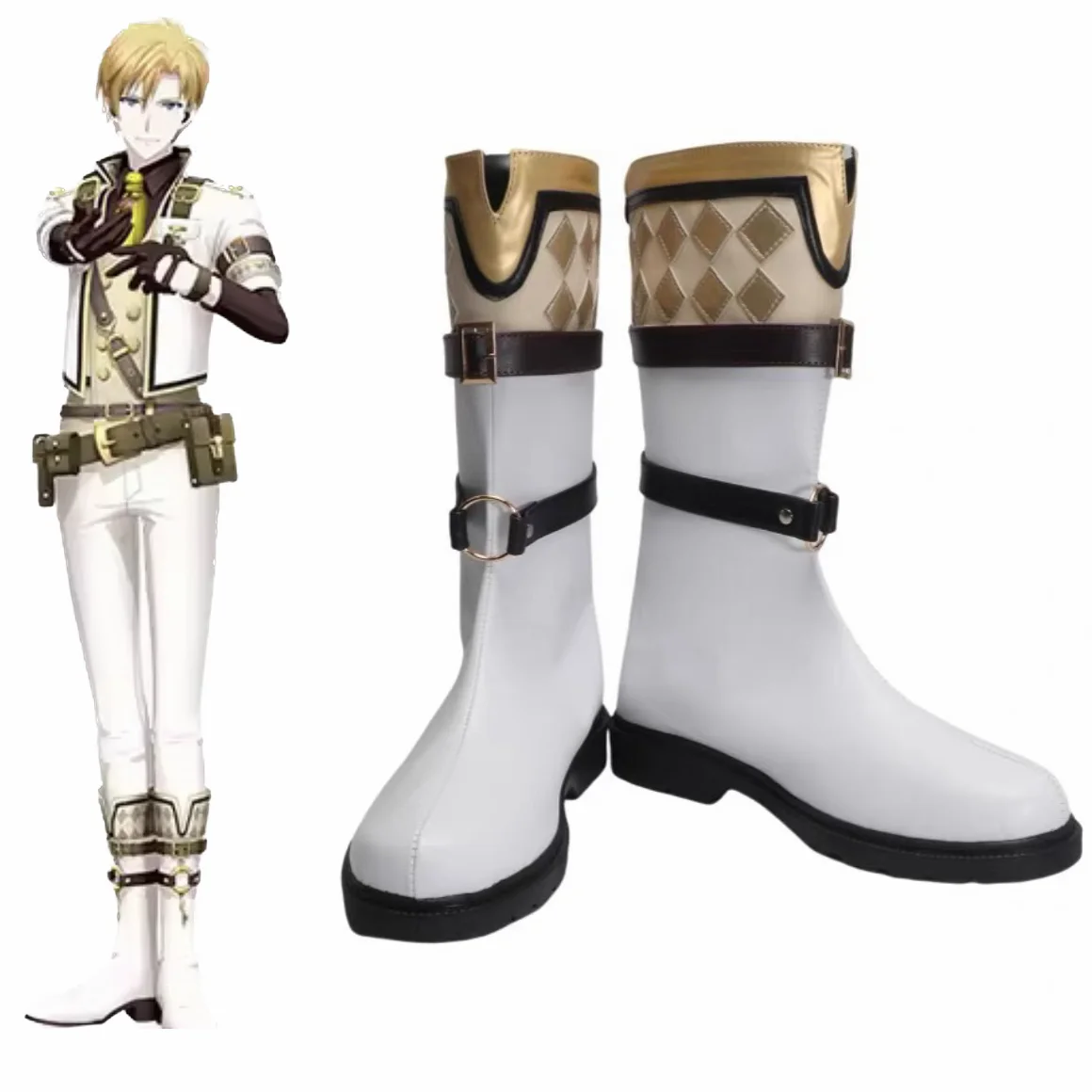 Фото Rokuya Nagi Shoes IDOLiSH7 Сапоги для косплея Обувь №1