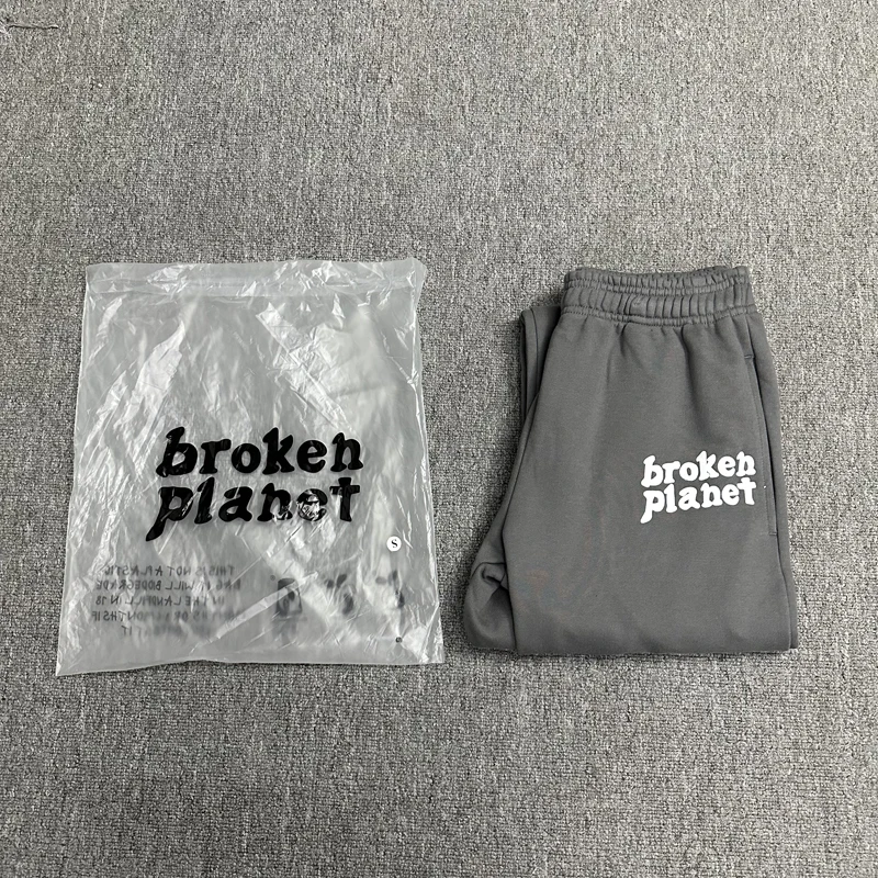 

2023 Foam Print Logo Broken Planet Sweatpant Men Women Kanye West Pant High Quality Casual Jogger Trousers Trackpant