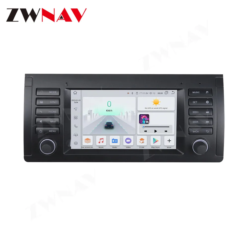 Автомагнитола для BMW X5 E39 1996-2006 7 дюймов Android 12