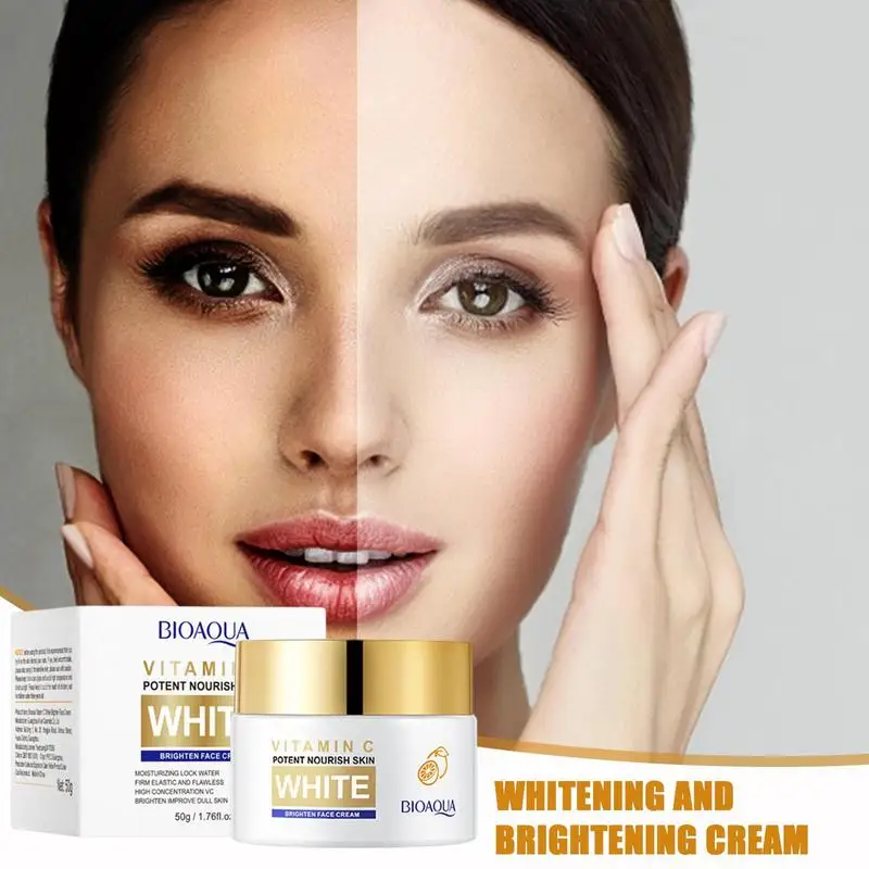 

Vitamin C Cream Face Whitening Brightening Anti Wrinkle Ointment Firming Freckle Remover Reduce Facial Line Nourishing Cream