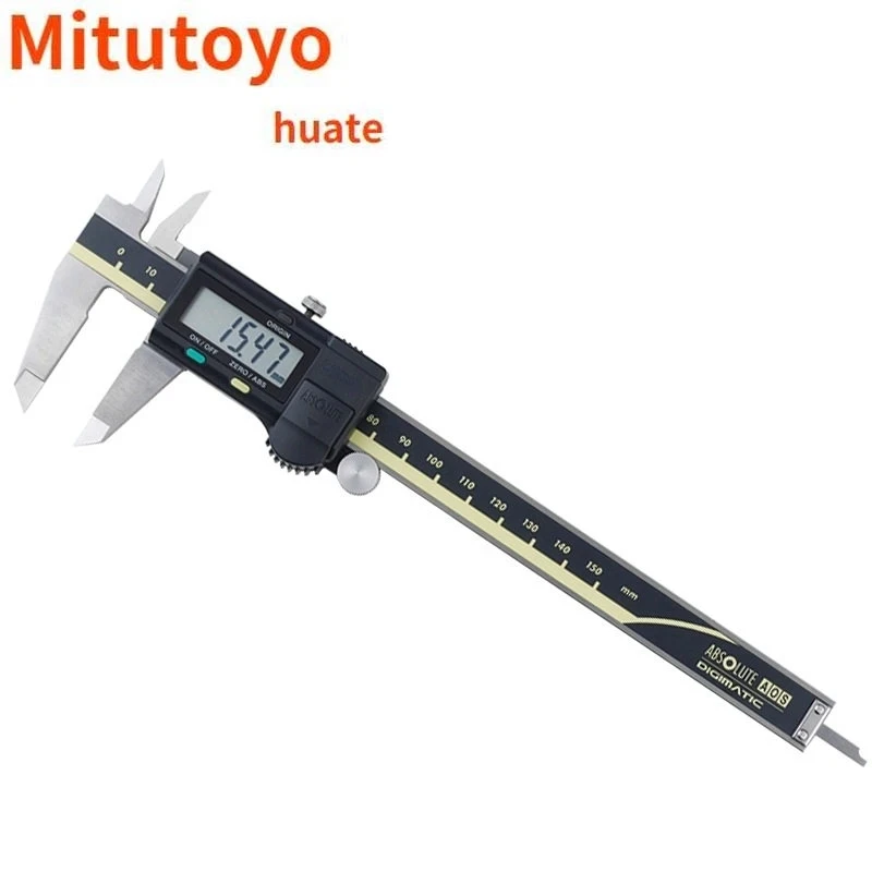 

2023 Mitutoyo Huate Digital Caliper Vernier Caliper 6 Inch 0-150mm LCD Electronic Measurement Stainless Steel Measuring Tools