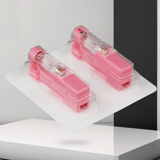 Одноразовый стерильный розовый пирсинг для ушей второго поколения 1-8 шт.