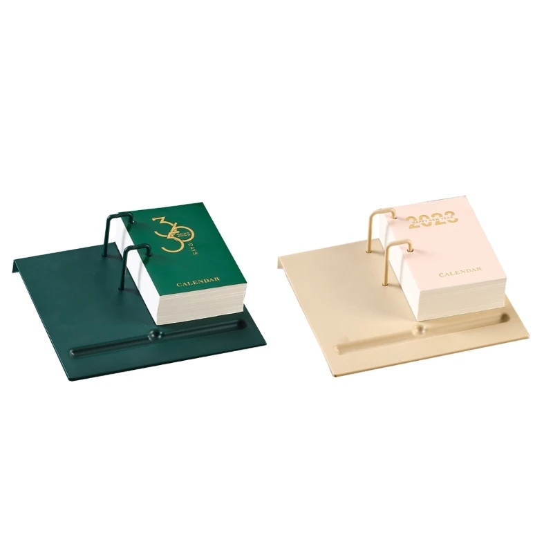 

Desk Calendar Daily Flip Calendar with Stand Ink Bleed Resistance Thick Paper