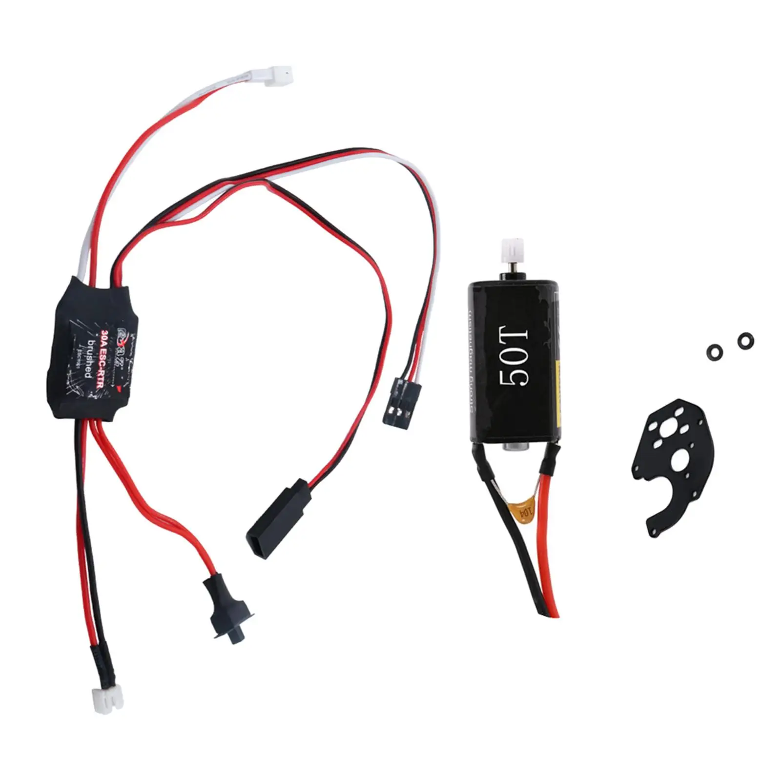 

1:24 RC щеточный двигатель щеточный ESC для Axial SCX24 Axi00001 DIY части гусеничных грузовиков