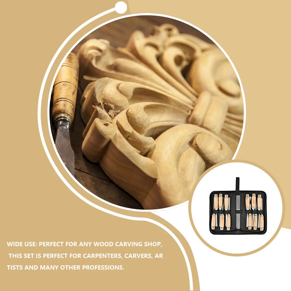 

1Set Wood Punches Professional Chisels Tool Carpenters Supplies Pottery