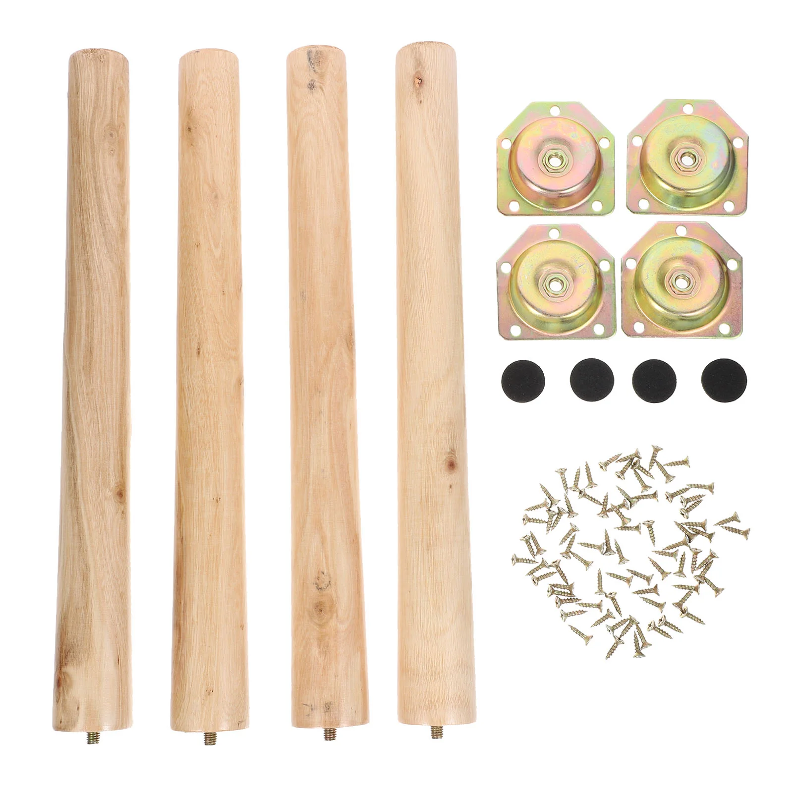 

4 Sets Couch Leg Furniture Feet Wood Table Leg For Sofa Cabinet Tea Table