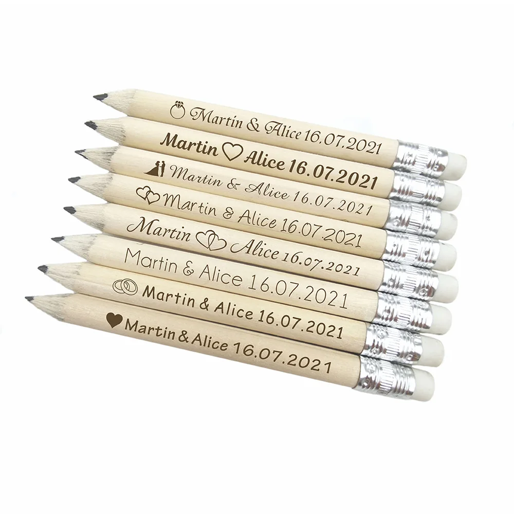 S Customized School Decor Pen With Rubber Wedding Gift Favors Baby Shower Party 10cm