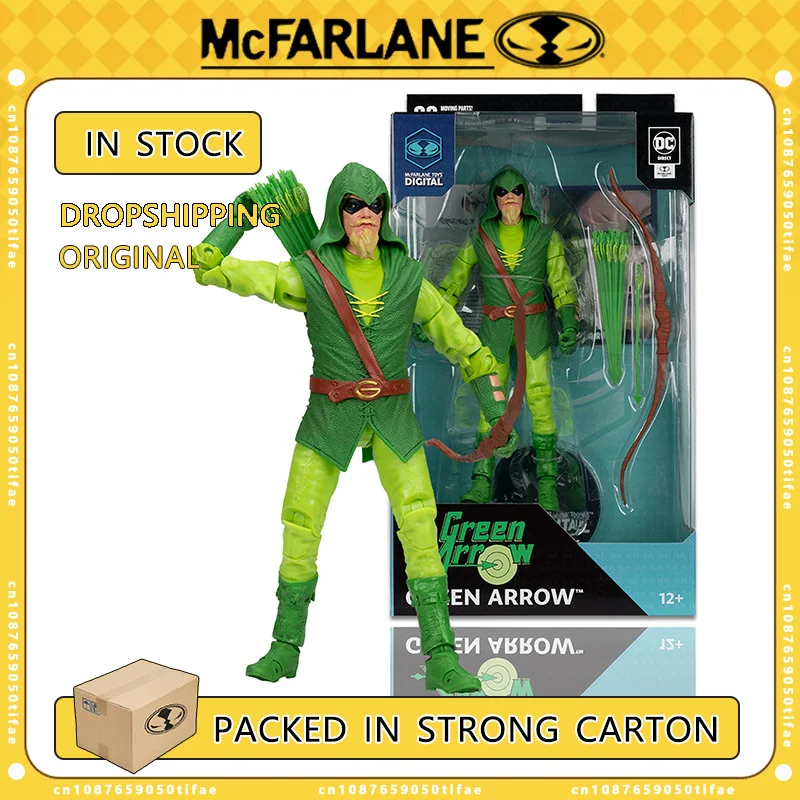 McFarlane Toys DC Green Arrow (Longbow Hunter) 7-дюймовые цифровые коллекционные фигурки оригинальная