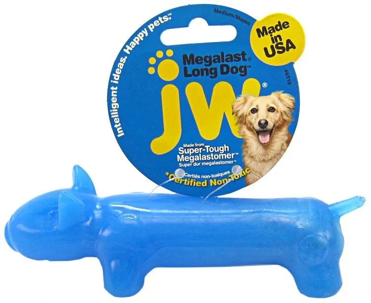 

JW Pet Megalast Rubber Dog Toy - Long Dog