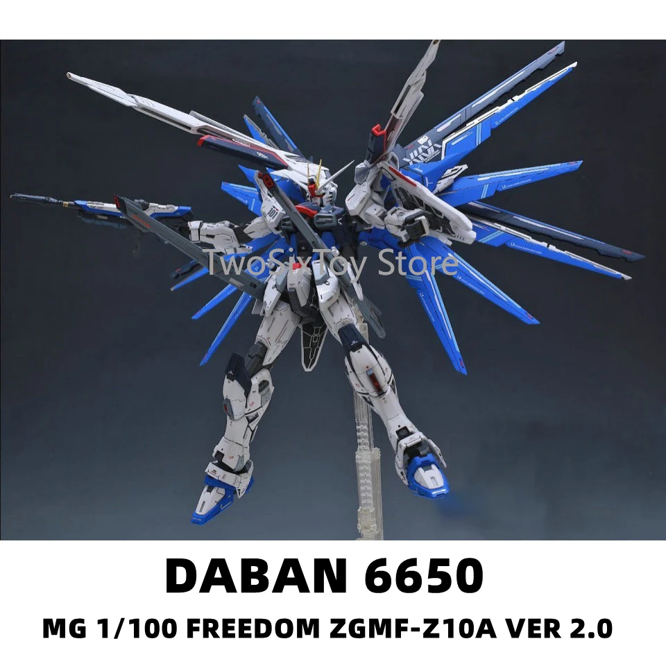 Модель DABAN 6650 Gunpla MG 1/100 FREEDOM ZGMF-Z10A VER 2,0 японское аниме сборные комплекты ПВХ экшн-фигурки роботы детские игрушки