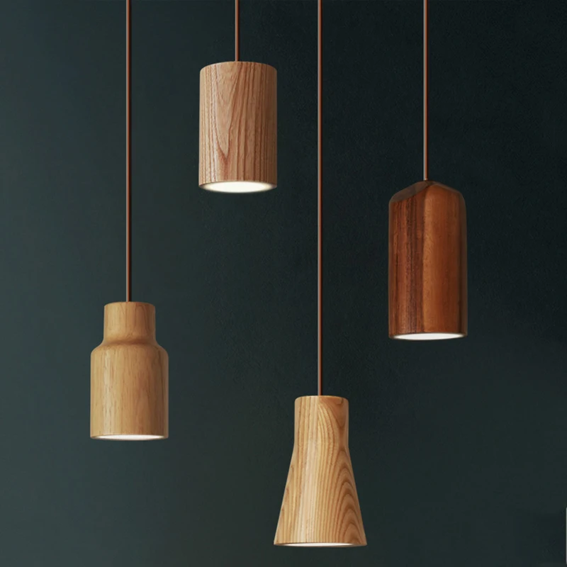 

Nordic Pendant Lamp matchstick Pendant Lamp wooden light creative pendant lamp bar saloon restaurant home Modern solid wood Lamp