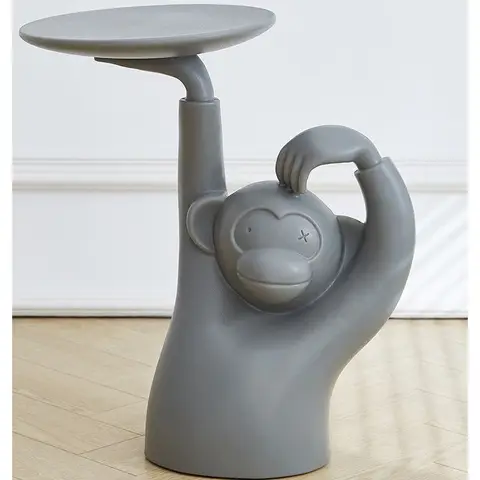 Креативный диван в форме обезьяны, боковой столик, скандинавский искусственный пластиковый Ins простой угловой столик, мебель для гостиной