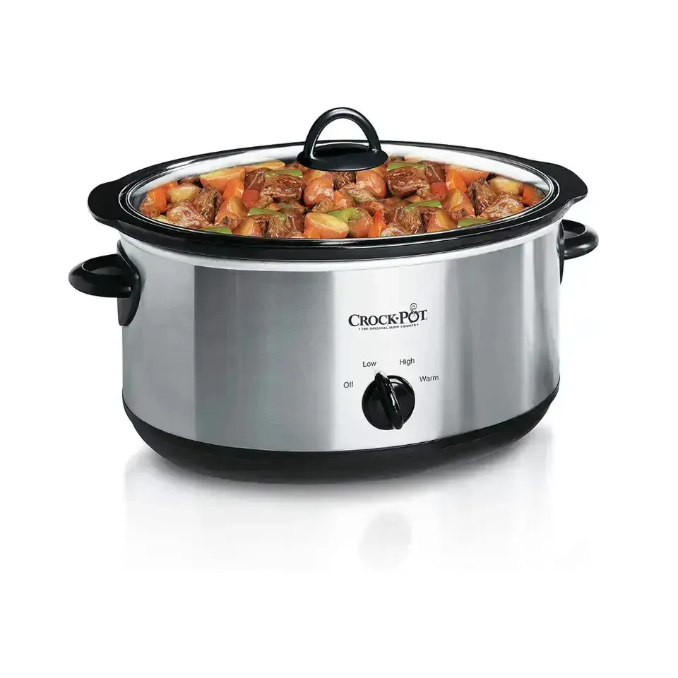 

Special price Crock-Pot 7-Quart Oval Manual Slow Cooker | Stainless Steel 2023