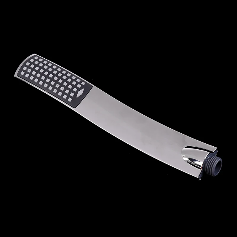 

High Pressure S-Shaped Rectangle Rainfall Rain Shower Head Filter For Water Bath Shower Adjustable Handheld Electroplating Spray