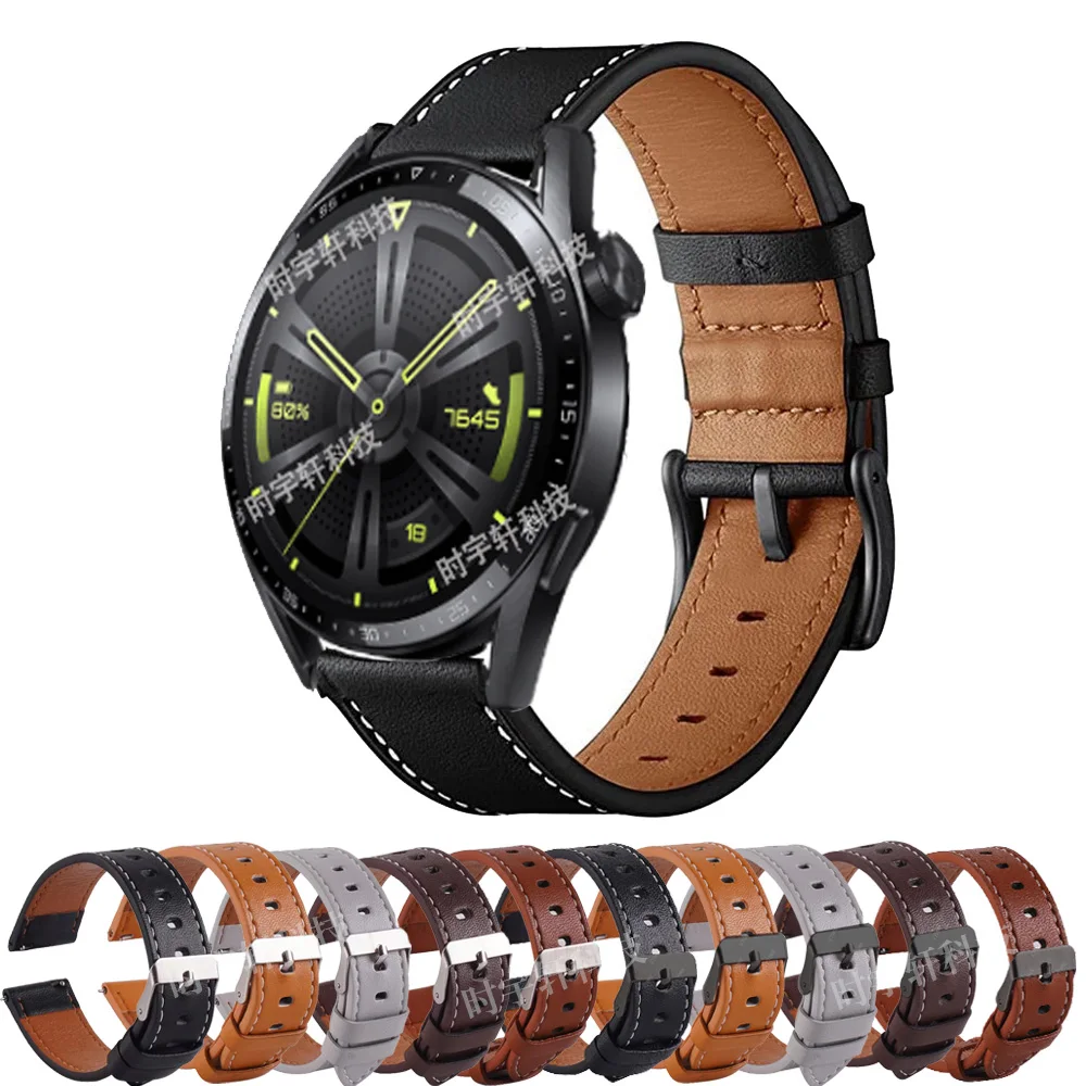 

Sport Strap For Huawei Watch GT2 GT 3 42mm 46mm Leather Watchband For Honor Watch GS Pro/Magic 2/Huawei GT 2 Pro 2E Bracelet