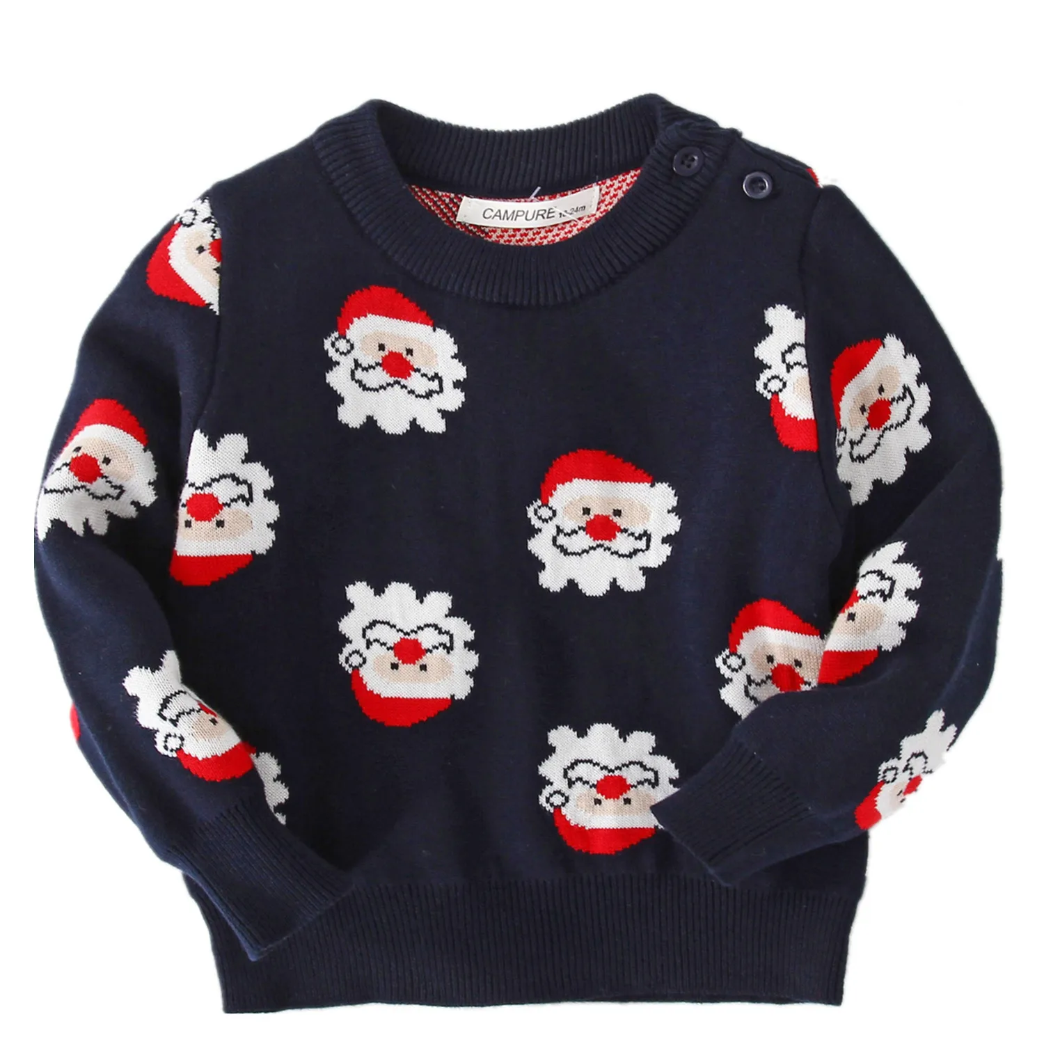 

Christmas Santa Boys Sweater Cousin Kids Girls Sisters Brothers Matching Hoodies Top Halloween Winter Autumn Coat Sweatshirt