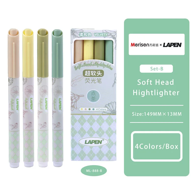 Пастельные маркеры Kawaii 4 шт.