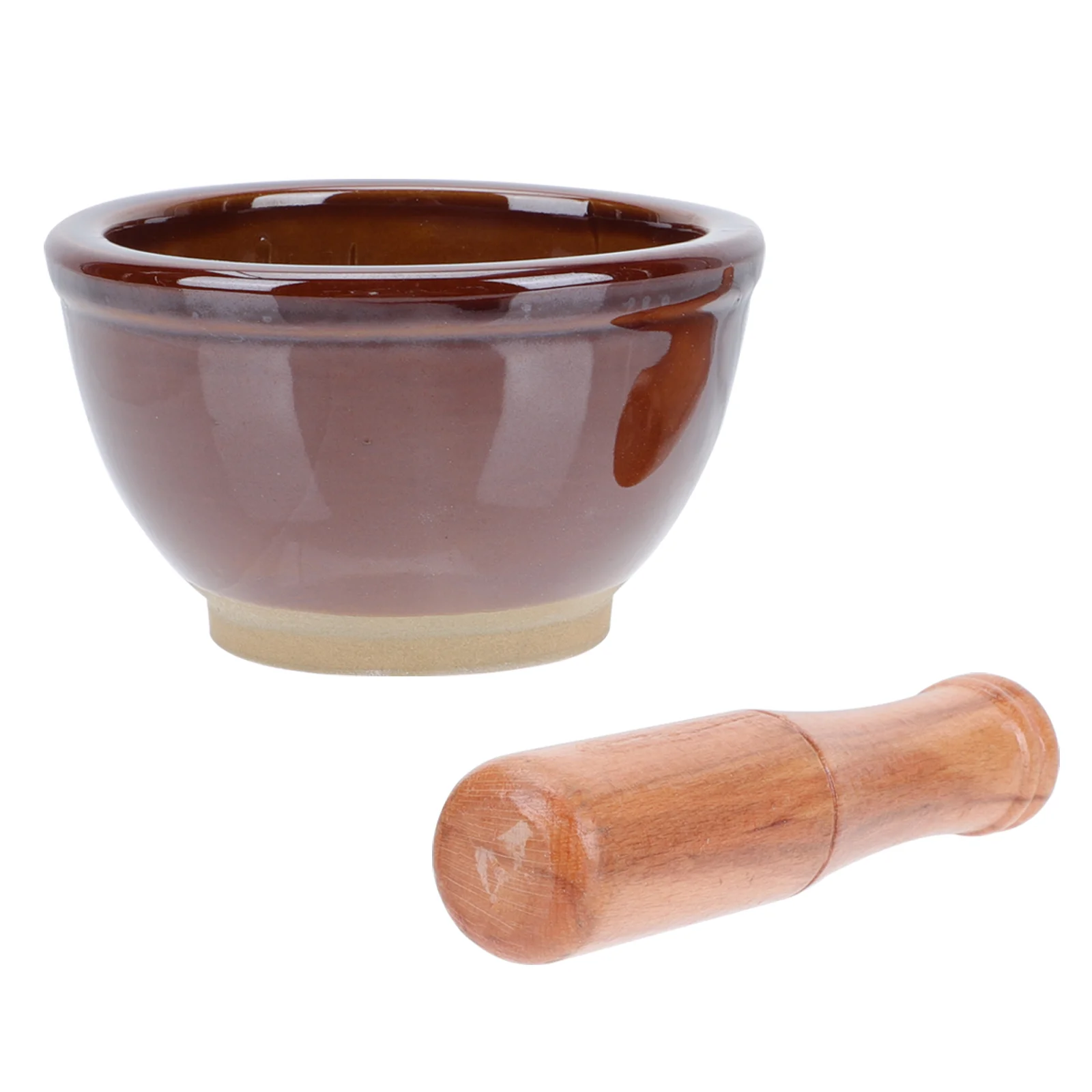 

Ceramic Mortar Kitchenware Set Kitchen Mortar Pestle Garlic Pounder Bowl Seasoning Mortar Ceramics Pestle Mortar Bowl