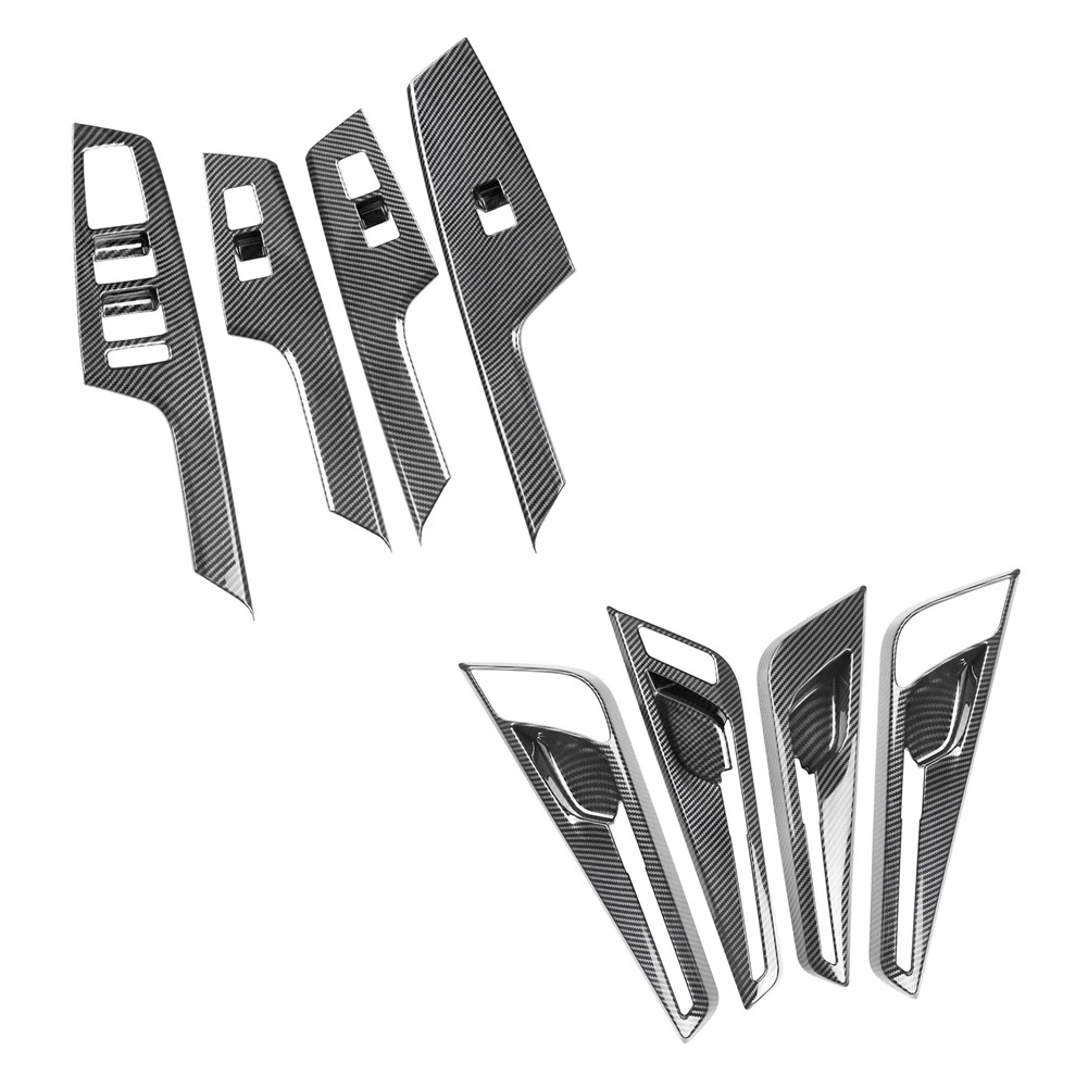 

Car Window Glass Lift Button Switch Cover Inner Door Handle Bowl Panel Decoration Cover for EV6 2021 2022 LHD