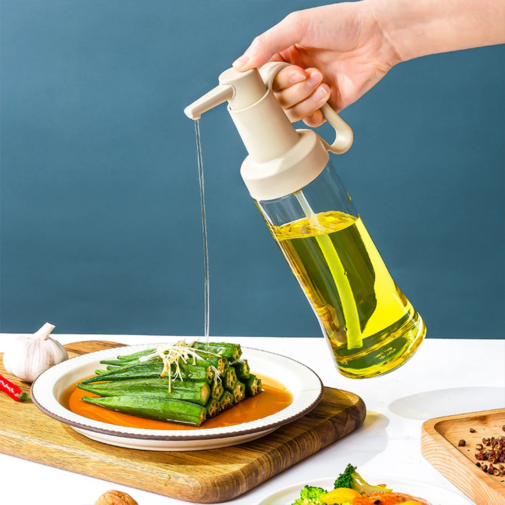 

500ML Oil Bottle Salad Dressing Vinegar Pour Pot BBQ Empty Pouring Container Household Bakery Restaurants Chef Accessories