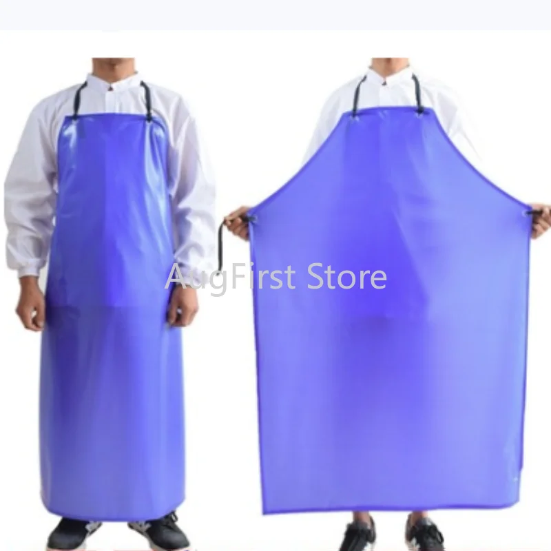 

Kitchen Waterproof Apron PVC Thicken Durable Extra Long Multipurpose Apron for Cleaning Catering Overalls Leather Pet Apron