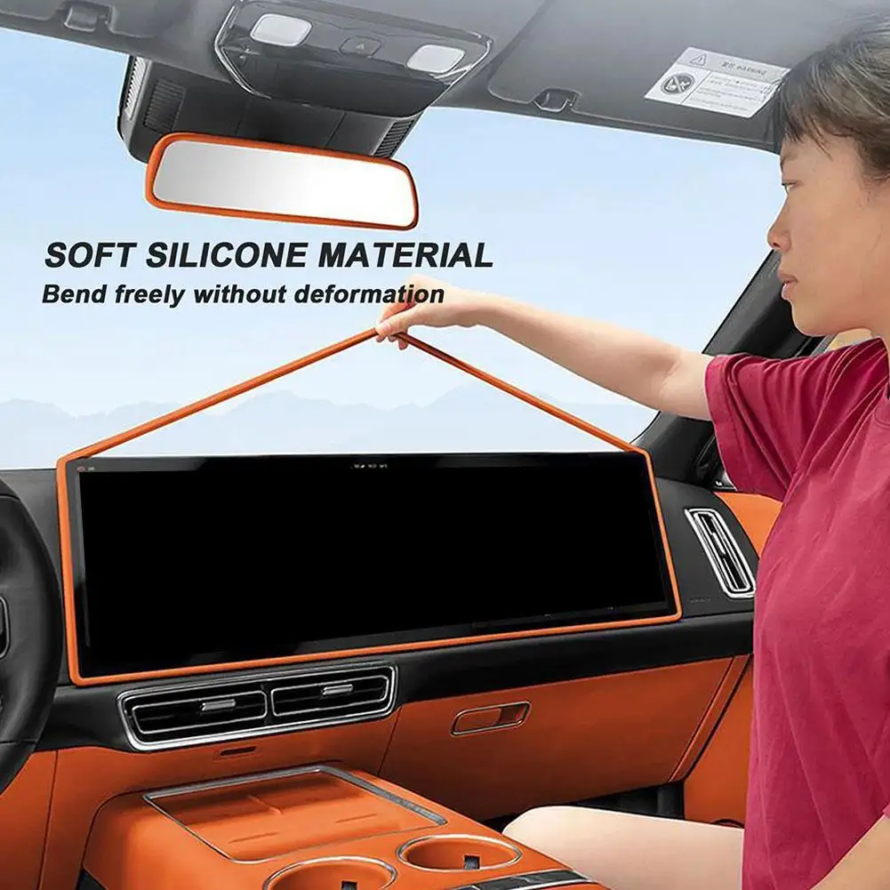 Пищевой силиконовый центральный контроль большой экран защитный чехол для Lixiang L7