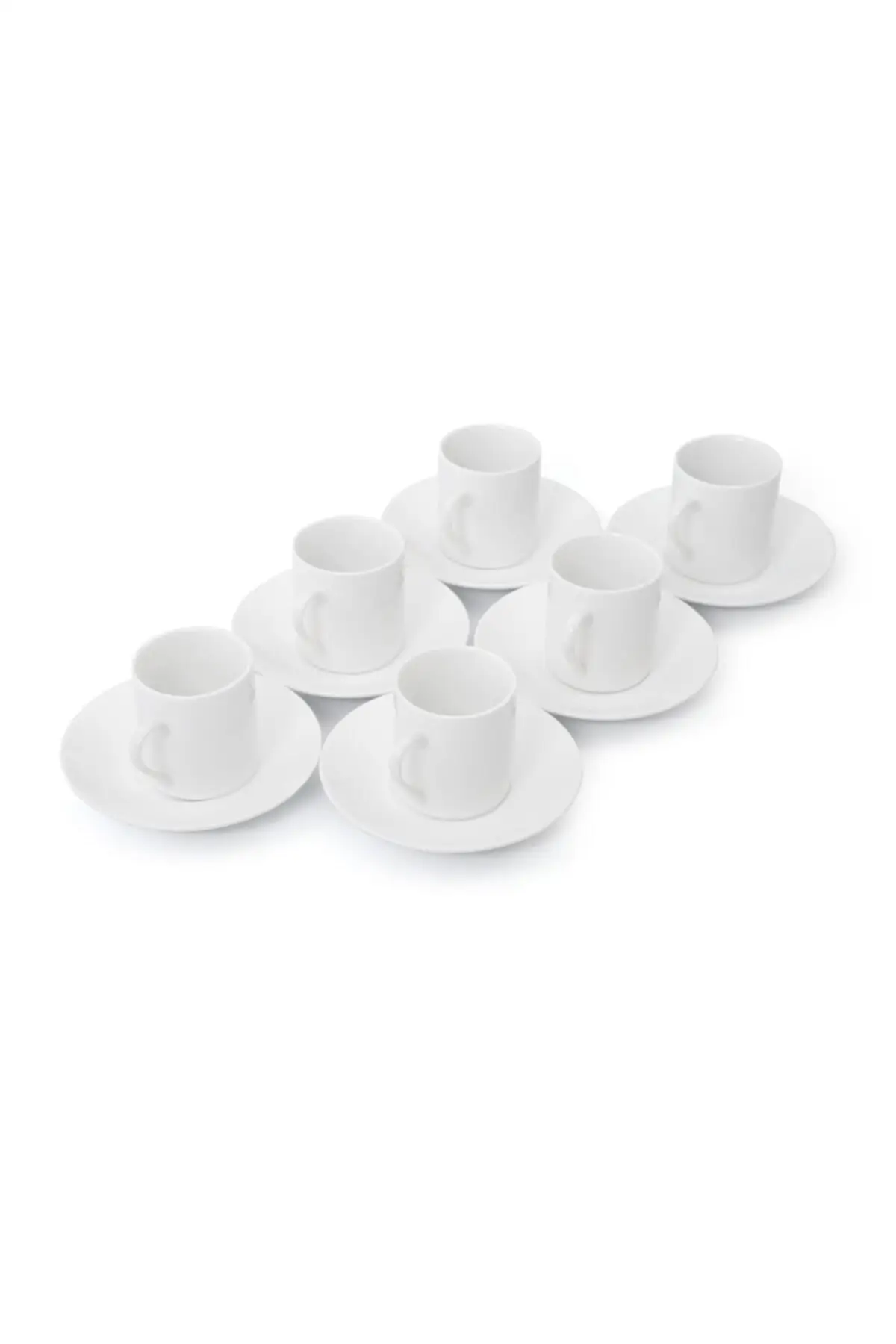 

Amazing Turkish Greek Arabic Coffee & Espresso Cup Set White Flat Coffee Cup Set