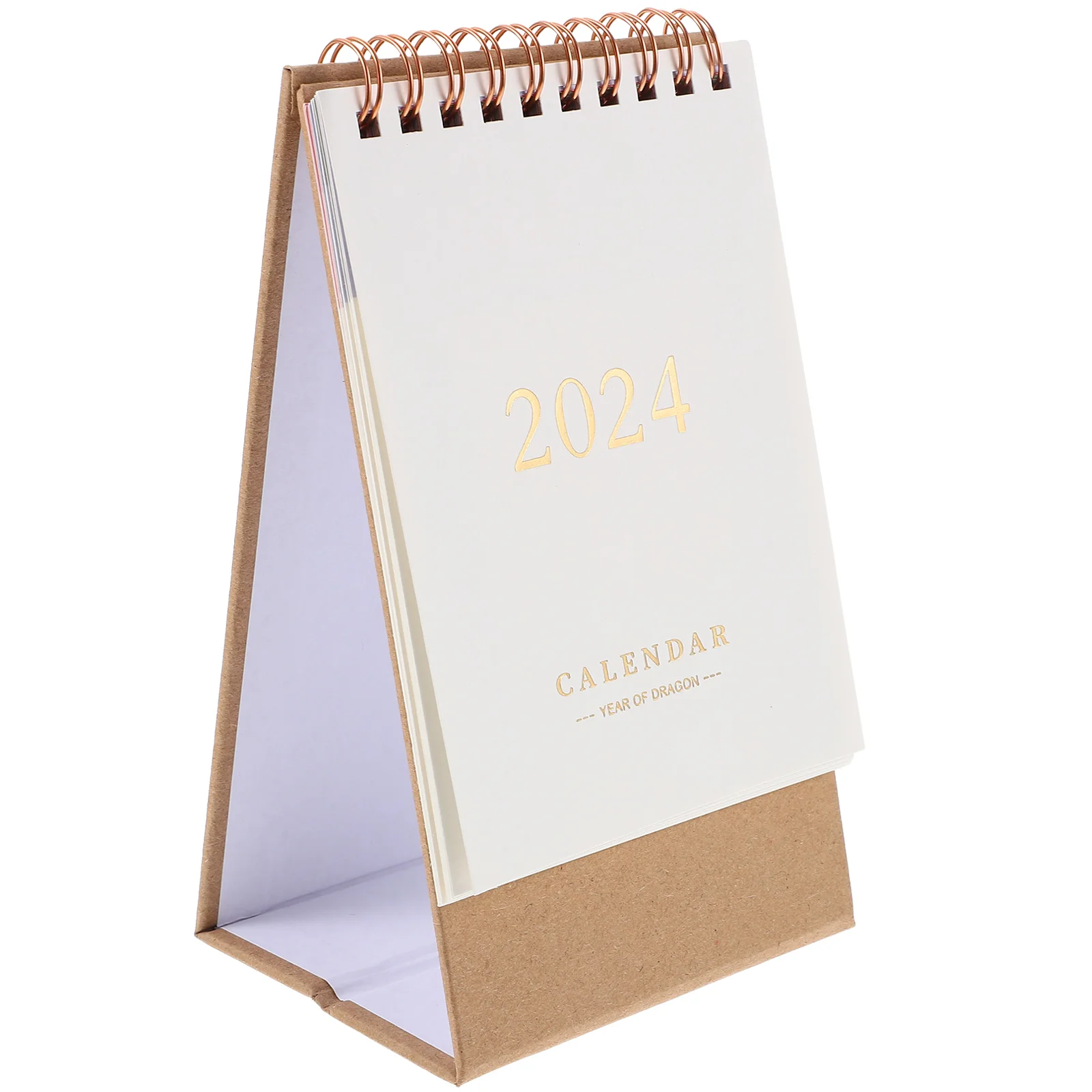 

2024 Mini Desk Calendar Extra Large Standing Flip Korean Version Paper Office Small Table Calendars