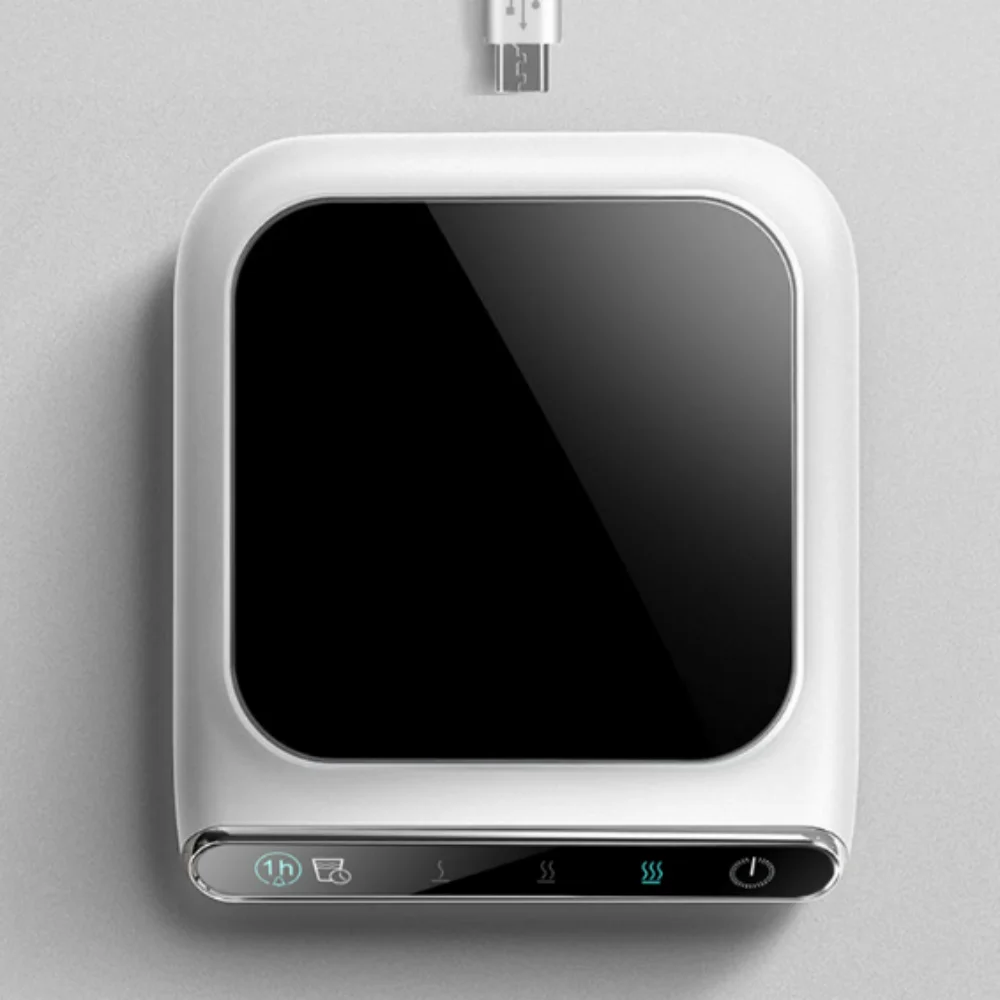 

Подставка под стакан с постоянной температурой 55 градусов по Цельсию, нагревательная Подставка под стакан, USB автоматическое отключение пи...