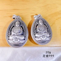 antique filigree buddha pendant
